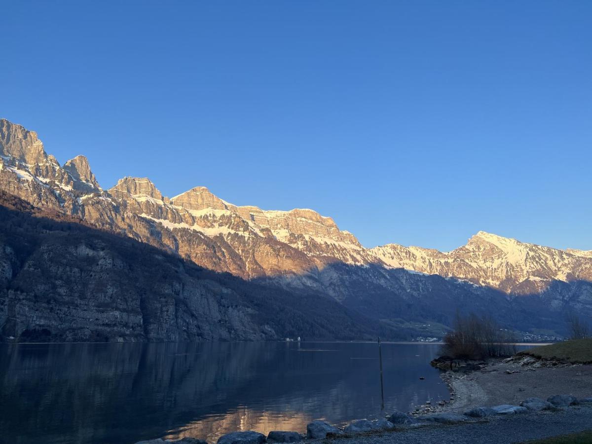 Walensee Apartment, Lakeside Dream Unterterzen Exterior foto